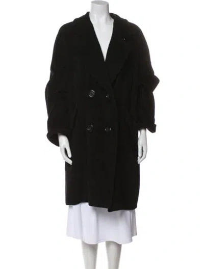 Pre-owned Max Mara Wool Coat In Black