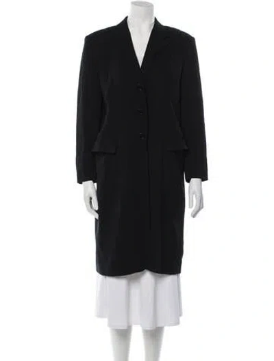 Pre-owned Max Mara Wool Coat In Black