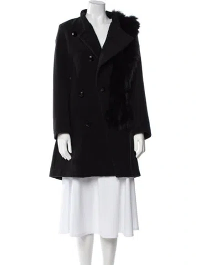 Pre-owned Max Mara Wool Coat In Black