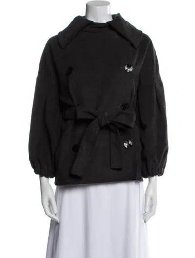 Pre-owned Max Mara Wool Coat In Black