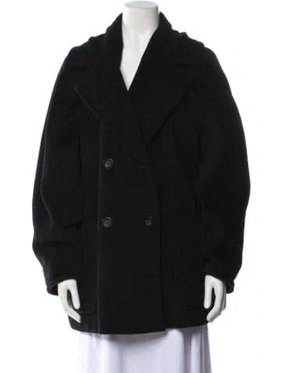 Pre-owned Max Mara Wool Coat In Black