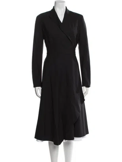 Pre-owned Max Mara Wool Coat In Black