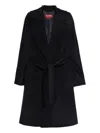 Max Mara Wool Coat In Blue