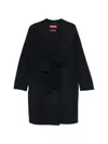 Max Mara Wool Coat In Blue