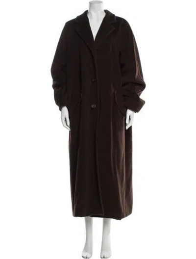 Pre-owned Max Mara Wool Coat In Brown