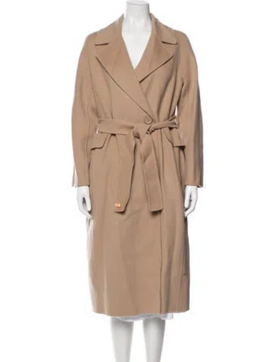 Pre-owned Max Mara Wool Coat In Brown