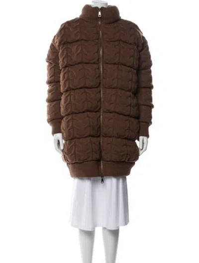 Pre-owned Max Mara Wool Coat In Brown
