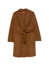 Max Mara Wool Coat In Brown