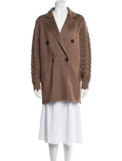 Pre-owned Max Mara Wool Coat In Brown