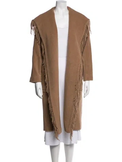 Pre-owned Max Mara Wool Coat In Brown