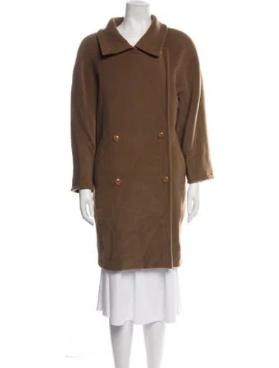Pre-owned Max Mara Wool Coat In Brown