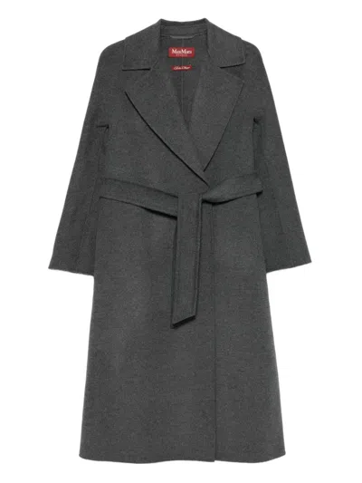 Max Mara Wool Coat In Gray