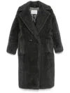 Max Mara Wool Coat In Gray