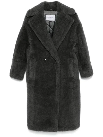 Max Mara Wool Coat In Gray
