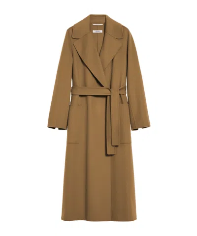Max Mara Wool Coat In Green