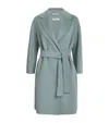 Max Mara Long-sleeved Coat In Green