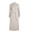 Max Mara Pepaia Wool-cashmere Coat In Grey