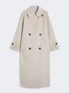 Max Mara Wool Coat In Neutral