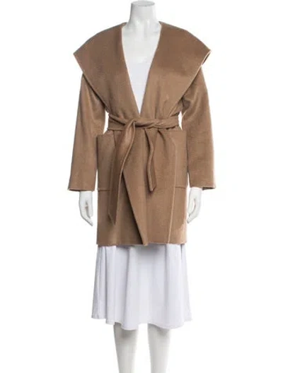 Pre-owned Max Mara Wool Coat In Neutral