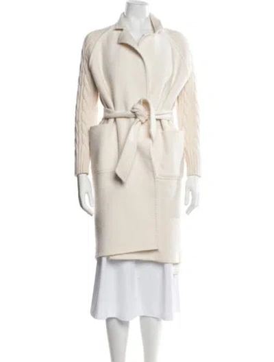 Pre-owned Max Mara Wool Coat In Neutrals