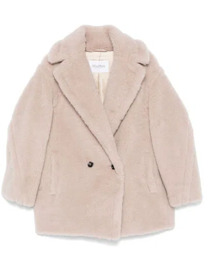 Max Mara Wool Coat In Pink