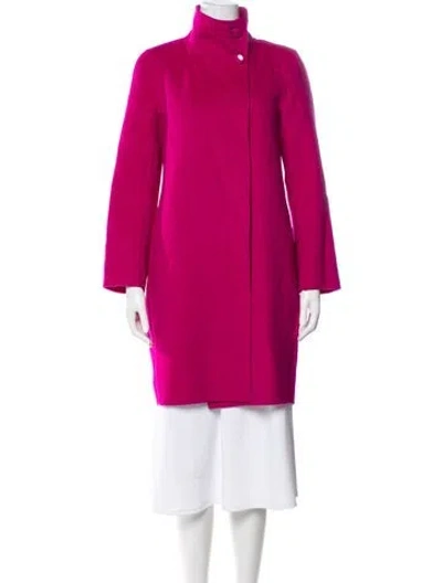 Pre-owned Max Mara Wool Coat In Pink
