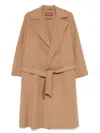 Max Mara Studio Coats In Sand