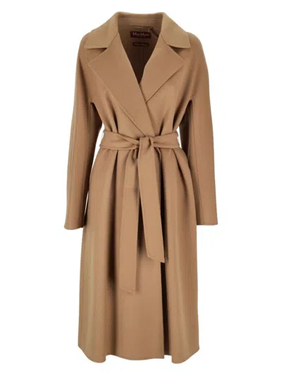 Max Mara Wool Coat In Sand