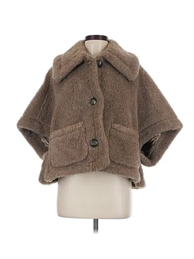 Pre-owned Max Mara Wool Coat In Tan