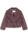 Max Mara Oggeri Casual Jackets And Parka Purple In Violet