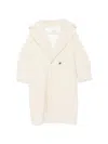 Max Mara Oversized Coat In White