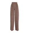 Max Mara Wool-cotton Wide-leg Trousers