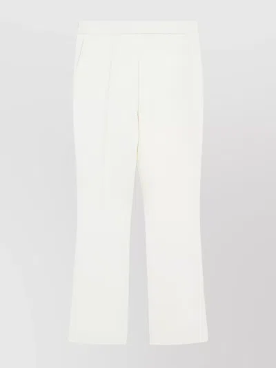 MAX MARA WOOL CREPE ANKLE TROUSERS