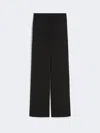 Max Mara Concealed-fastening Trousers In Black