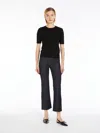 Max Mara Wool Crew-neck Sweater In Black
