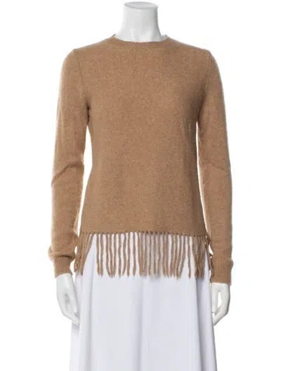 Pre-owned Max Mara Wool Crew Neck Sweater In Neutral