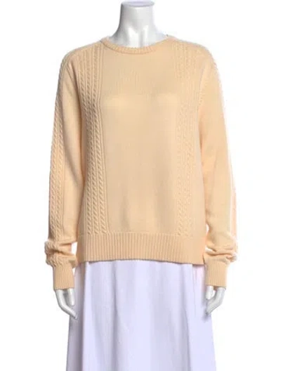 Pre-owned Max Mara Wool Crew Neck Sweater In Neutral