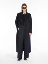 Max Mara Wool Double-breasted Coat In Midnightblue