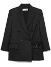 Max Mara Woman Blazer Charcoal Size 8 Virgin Wool In Gray