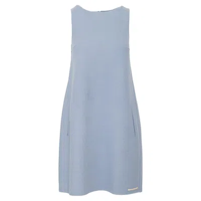Pre-owned Max Mara Wool Dress - '10s In Blue