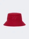 Max Mara Wool Felt Bucket Hat In Red