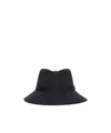 Max Mara Wool Felt Hat In Black