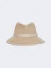 Max Mara Wool Felt Hat In Neutral