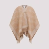 MAX MARA MAX MARA WOOL FRINE CAPE COAT UNICA