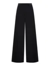 Max Mara Navigli Cotton Trousers In Black
