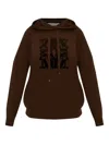 Max Mara Wool Hoodie In Pattern