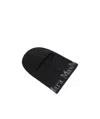 Max Mara Wool Inlaid Balaclava In Black