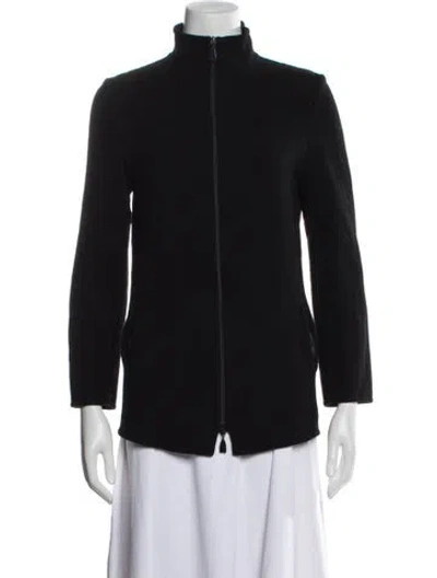 Pre-owned Max Mara Wool Jacket In Black