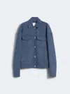 Max Mara Wool Jacket In Blue
