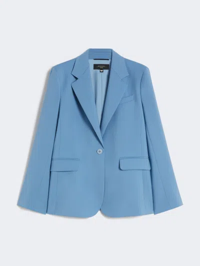 Max Mara Wool Jacket Woman Blue